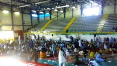 L’iniziativa dei senegalesi al palazzetto dello sport di Santa Croce sull’Arno