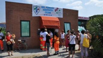 La sede e taglio del nastro con Benedetti e Giovannini