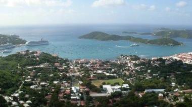 Uno scorcio del panorama delle Isole Vergini ai Carabi meta del viaggio inserito come primo premio