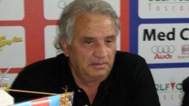 <b>CONTENTO</b>. Il presidente del Gavorrano Mario Matteini