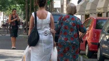 Una badante dell’Est