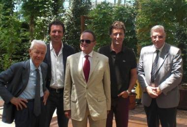 Al centro il prefetto, dottor Lubatti 