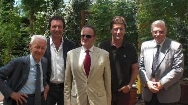Al centro il prefetto, dottor Lubatti