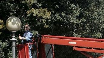 Un operaio al lavoro