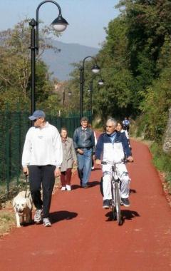 La pista ciclabile Prato Vaiano 