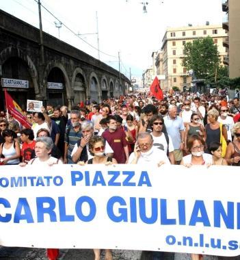 Un’immagine del G8 di Genova