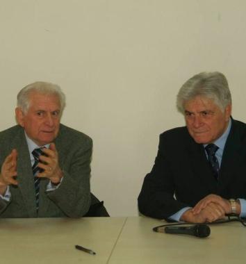 Angelini con il sindaco Favilla (Vip)  