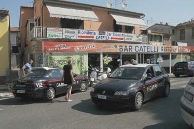 La ricevitoria visitata dai ladri con l’auto rubata a Pescia