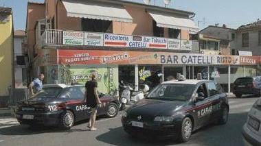 La ricevitoria visitata dai ladri con l’auto rubata a Pescia