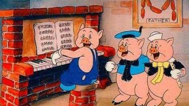 <b>PIG BAND.</b> I tre porcellini versione musicisti