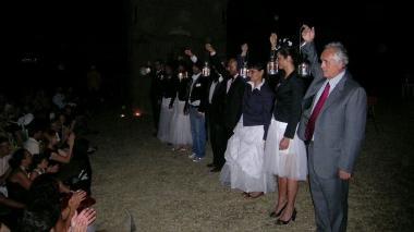 Una scena dello spettacolo “Mi chiamo Andrea”