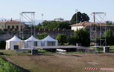 Larea della Cittadella riservata alla rassegna   