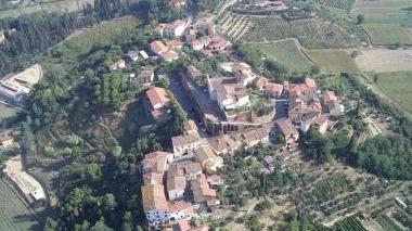 Una veduta dall’alto di Cigoli