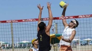 Una gara di beach volley