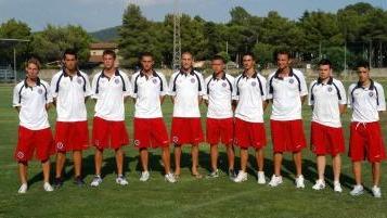 <b>I NUOVI. </b>Il gruppo dei nuovi del Gavorrano linea verde
