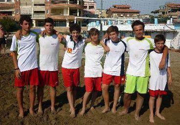 <b>VINCITORI. </b>I ragazzi del Miramare 