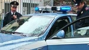 Una pattuglia della polizia