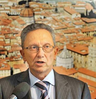 A sinistra Sergio Giusti (Cna) 
