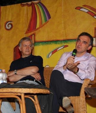 Ferranti e Enrico Rossi a un dibattito della Festa Pd 