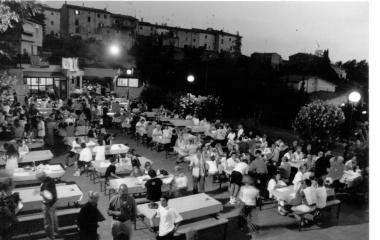 La piazza di Guardistallo 