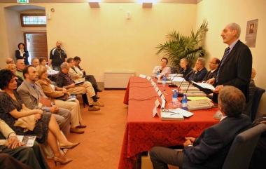 Pubblico alla presentazione di un libro 