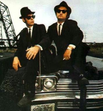Unimnmagine simbolo dei Blues Brothers e il risorante Il Bottaccio 