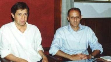 Mister Masi e il diesse Aringhieri ai tempi del Fucecchio