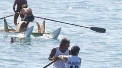 Un’immagine dell’edizione 2009 del Palio dei bagni