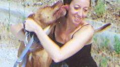 <b>ALESSANDRA.</b> Col suo pitbull