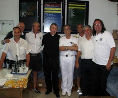 Monsignor Giusti, Milani e DellAnna alla Vegliaia 