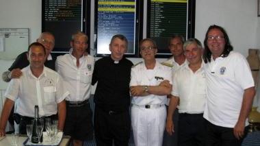 Monsignor Giusti, Milani e Dell’Anna alla Vegliaia