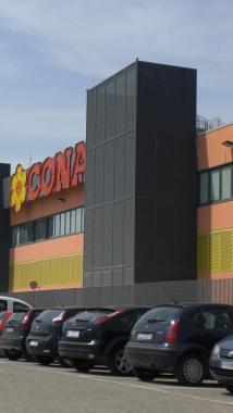 Il magazzino Conad di Montopoli    