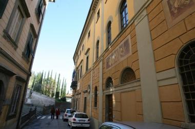 Uno scorcio del centro storico di San Miniato     