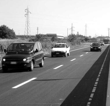 Un tratto della strada 398    