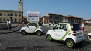 La posta arriva con il veicolo elettrico