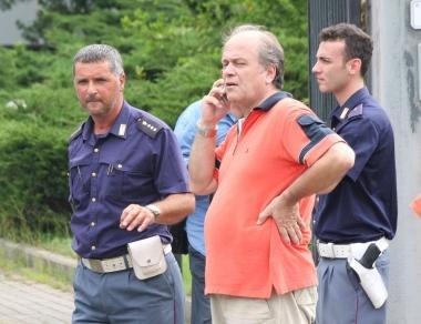 Sopra: Alessio Albano, dipendente della Gifas. A sinistra Alessandro Porcelli, responsabile dellufficio acquisti e produzione della ditta 