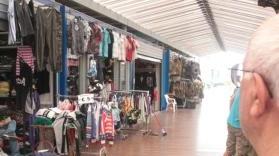 Il mercatino americano nei pressi della stazione marittima
