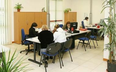 A colloquio in uno dei Centri per limpiego della Provincia 
