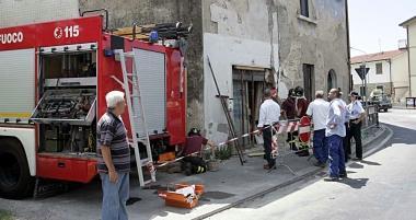 I vigili del fuoco in azione 