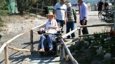 La nuova pedana per l’accesso dei disabili