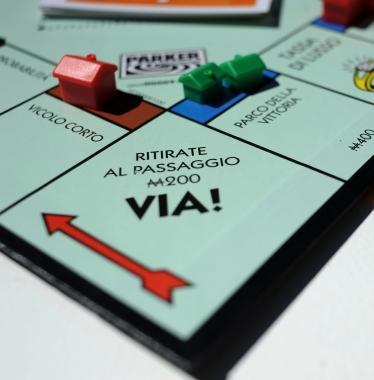 Il tabellone del Monopoli 