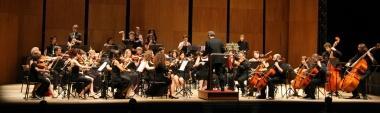 Un momento del concerto Music together a Villa di Scornio 