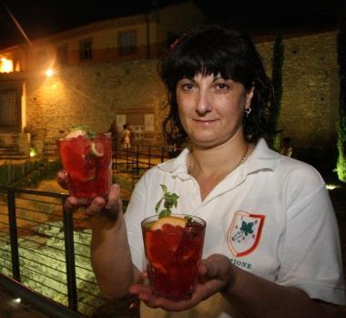 Antonia Lo Casto con il suo Cocktail Buonamici 