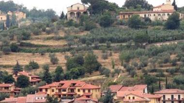 Una veduta di Poggio a Caiano
