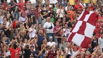 <b>CURVA. </b>La Nord, cuore del tifo amaranto