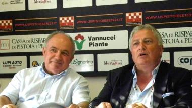 Da sinistra Bozzi e Ferrari sopra Agostiniani