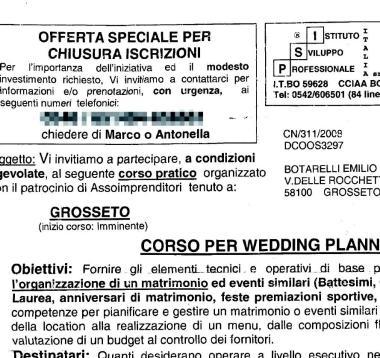 <b>LINVITO </b>recapitato a un grossetano morto da sette anni 