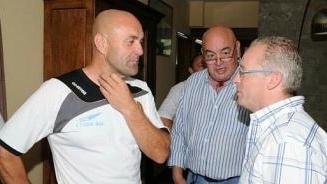 Giancarlo Favarin con il direttore sportivo Paolo Giovannini
