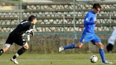 Marco Guidone in azione allo stadio dei Marmi