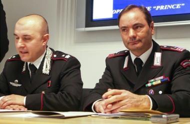 <b>FINTA VITTIMA.</b> Il maresciallo Alaimo (a destra) che sabato si &egrave; fatto adescare dalla ladra 